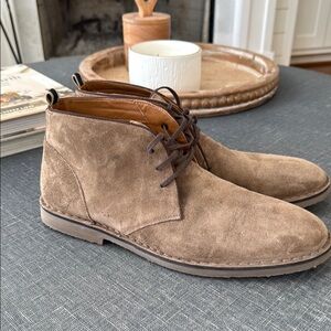Dune London Men's Tan Suede Chukka Boots